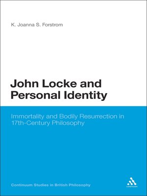 cover image of John Locke and Personal Identity